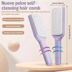 Cepillo de Pelo Retráctil Autolimpiante