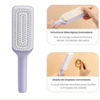 Cepillo de Pelo Retráctil Autolimpiante