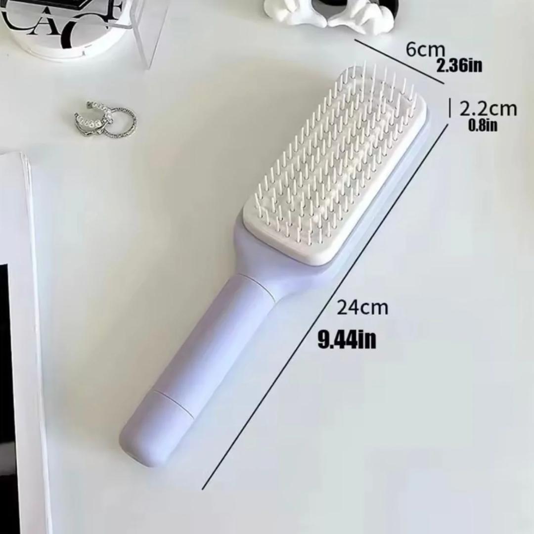 Cepillo de Pelo Retráctil Autolimpiante