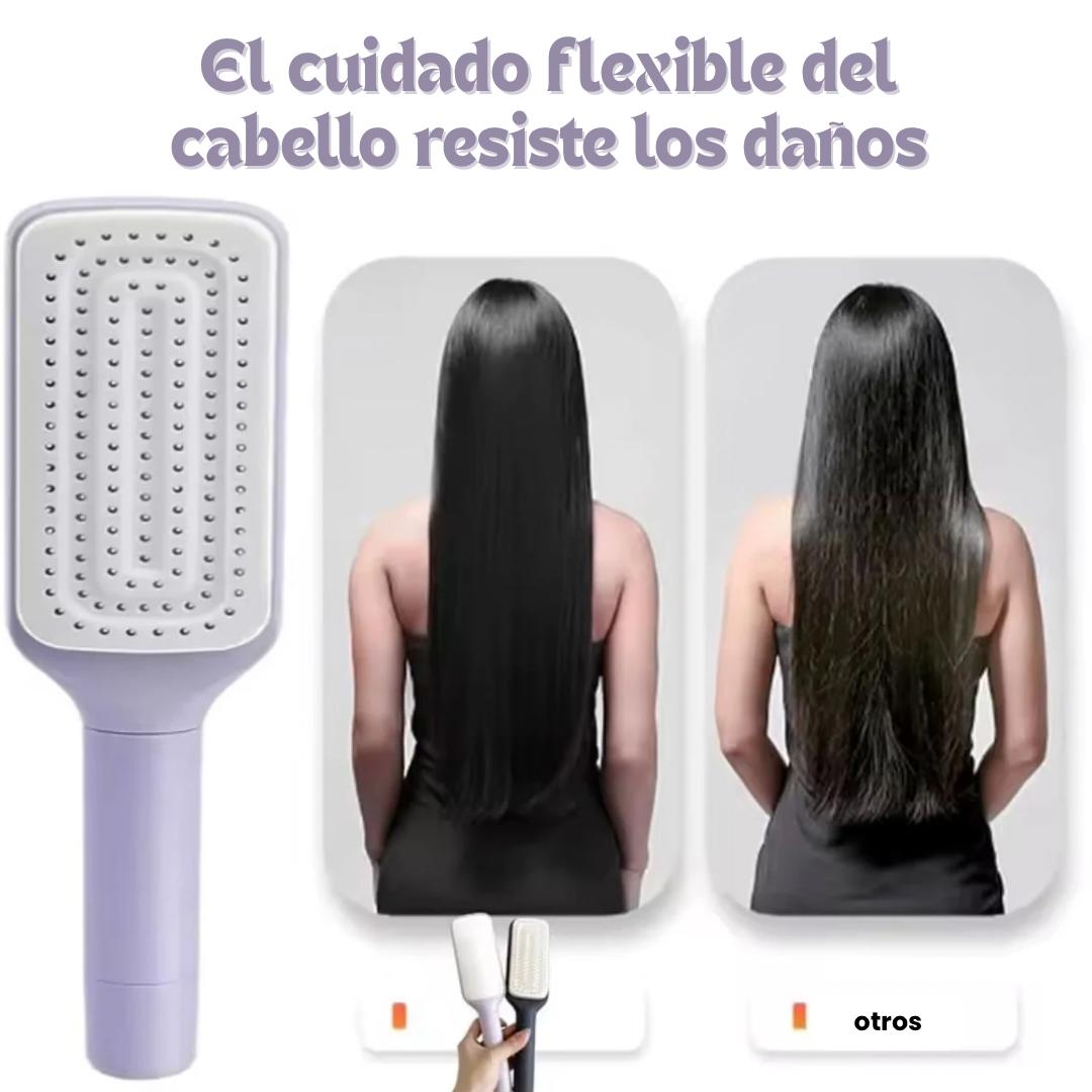 Cepillo de Pelo Retráctil Autolimpiante